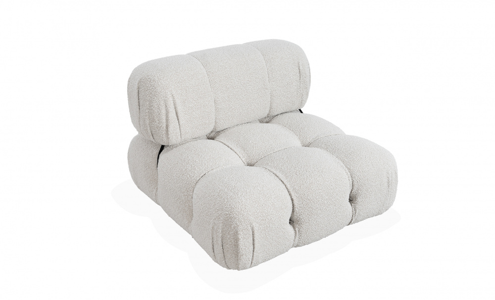 BOOGI Bubble Lenestol Boucl Offwhite i gruppen Stue / Lenestoler / Hvite lenestoler hos Sofas & more (BH-S281-11-A2635-2A)