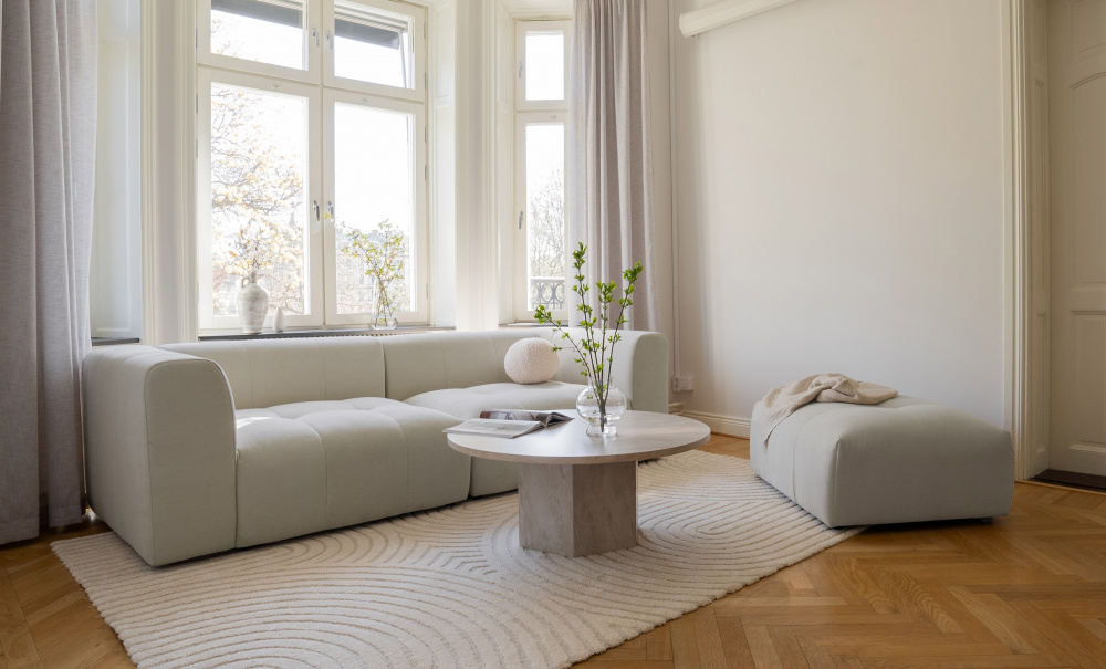 CLOUD 3-seters sofa Beige i gruppen Stue / Sofaer / 3-seters sofaer hos Sofas & more (CL-3S-BE)