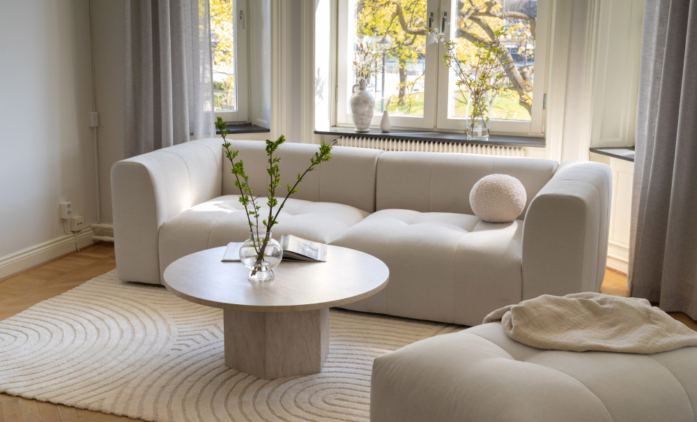 CLOUD 3-seters sofa Offwhite i gruppen Stue / Sofaer / 3-seters sofaer hos Sofas & more (CL-3S-OW)