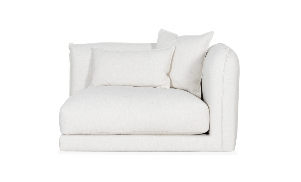 BROKLYN Modulsofa Divan Right Offwhite i gruppen Stue / Sofaer / hos Sofas & more (COR-R-1-MITT-2-WH)