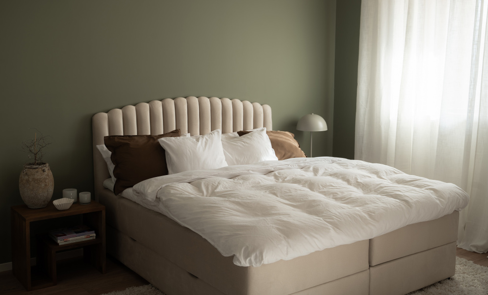 DANVIK 120 Boksseng Beige i gruppen Soverom / Senger / Senger 120 hos Sofas & more (DAN120MON02)