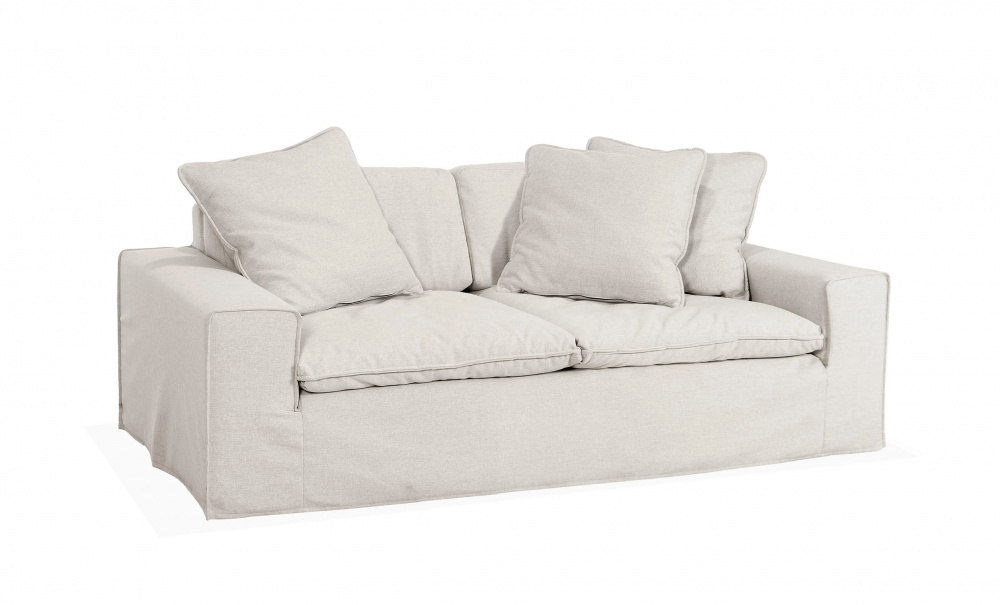 DOVER Grand Deluxe 3-seters sofa Greige i gruppen Stue / Sofaer / hos Sofas & more (DO3SNAGR)