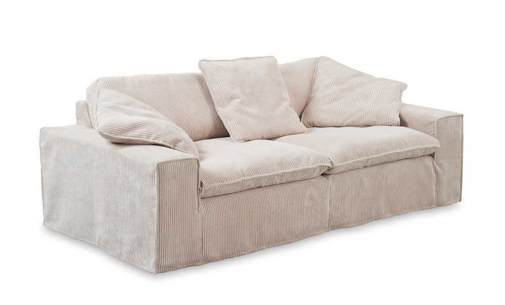 DOVER Grand Deluxe 3-seters sofa Manchester Offwhite i gruppen Stue / Sofaer / 3-seters sofaer hos Sofas & more (DO3SZOOW)