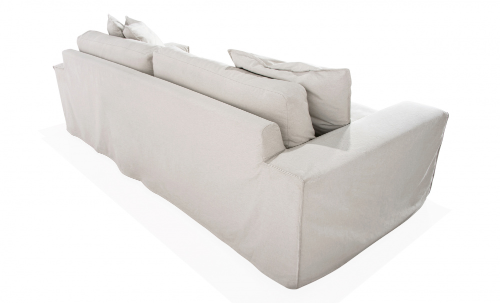 DOVER Grand Deluxe 4-seters sofa Linnebeige i gruppen Stue / Sofaer / hos Sofas & more (DO4SBR002)