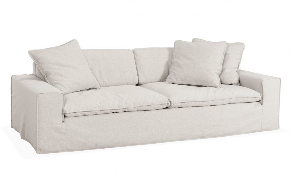 DOVER Grand Deluxe 4-seters sofa Greige i gruppen Stue / Sofaer / hos Sofas & more (DO4SNAGR)