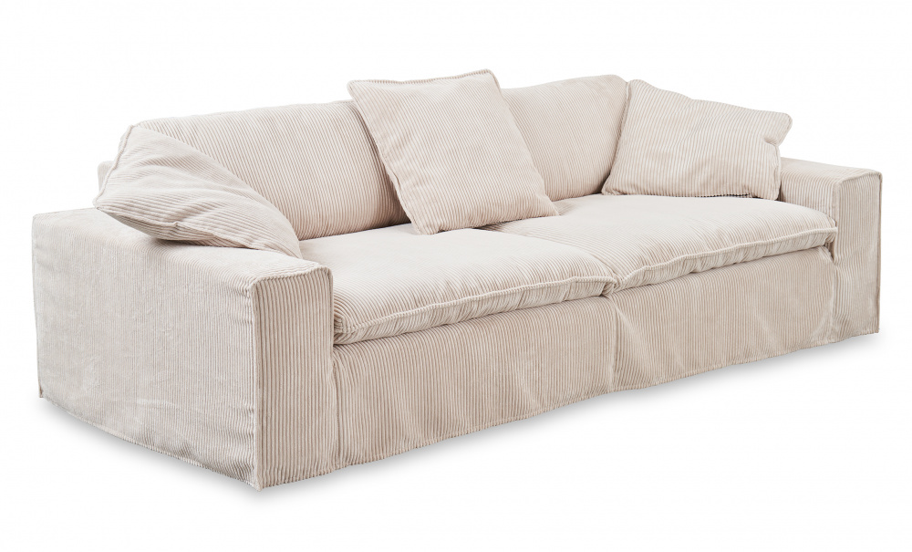 DOVER Grand Deluxe 4-seters sofa Manchester Offwhite i gruppen Stue / Sofaer / 4-seters sofaer hos Sofas & more (DO4SZOOW)