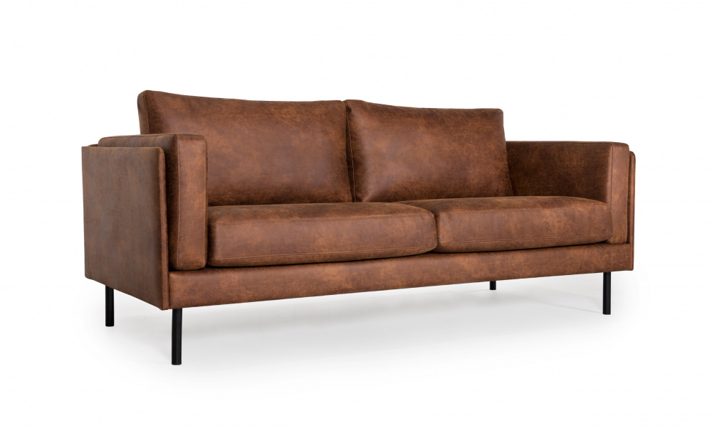 EKSUND 2,5-seter Cognac i gruppen Stue / Sofaer / Skinnsofaer / hos Sofas & more (EK2SES05)