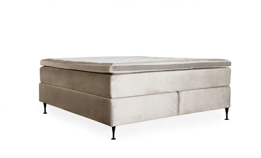 OPERA/PRIMO HIGH 140 Sengesett Velvet Lysegr i gruppen Soverom / Senger / hos Sofas & more (KMP04075PRHISG140M84)