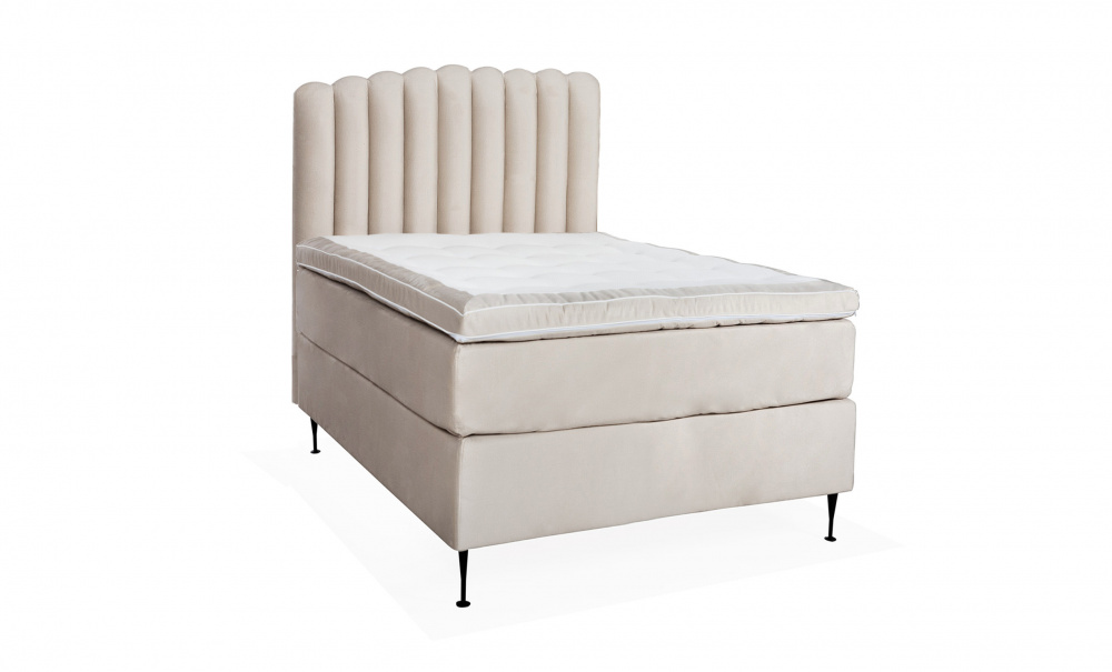 OPERA/PRIMO HIGH 120 Sengesett Velvet Beige i gruppen Soverom / Senger / Sengepakke hos Sofas & more (KMP06034PRHISG120MO2)