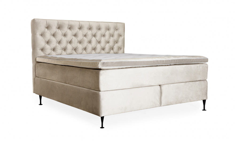 OPERA 140 Sengesett Velvet Beige i gruppen Soverom / Senger / hos Sofas & more (KMP06035-PRD04217)