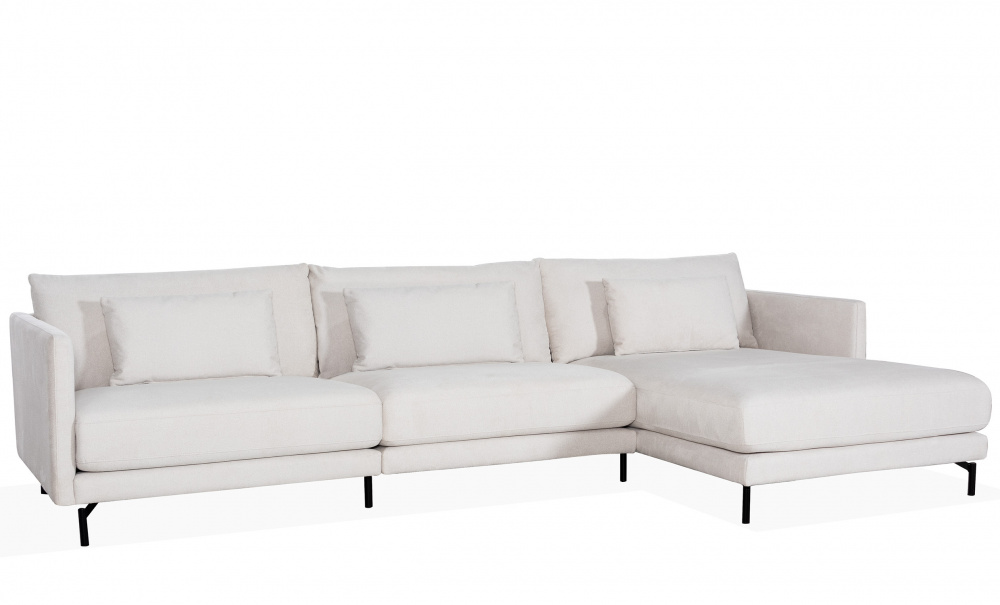 LINDE Sofa Stor Hyre Beige i gruppen Stue / Sofaer / Divansofaer hos Sofas & more (LI3DPA05)