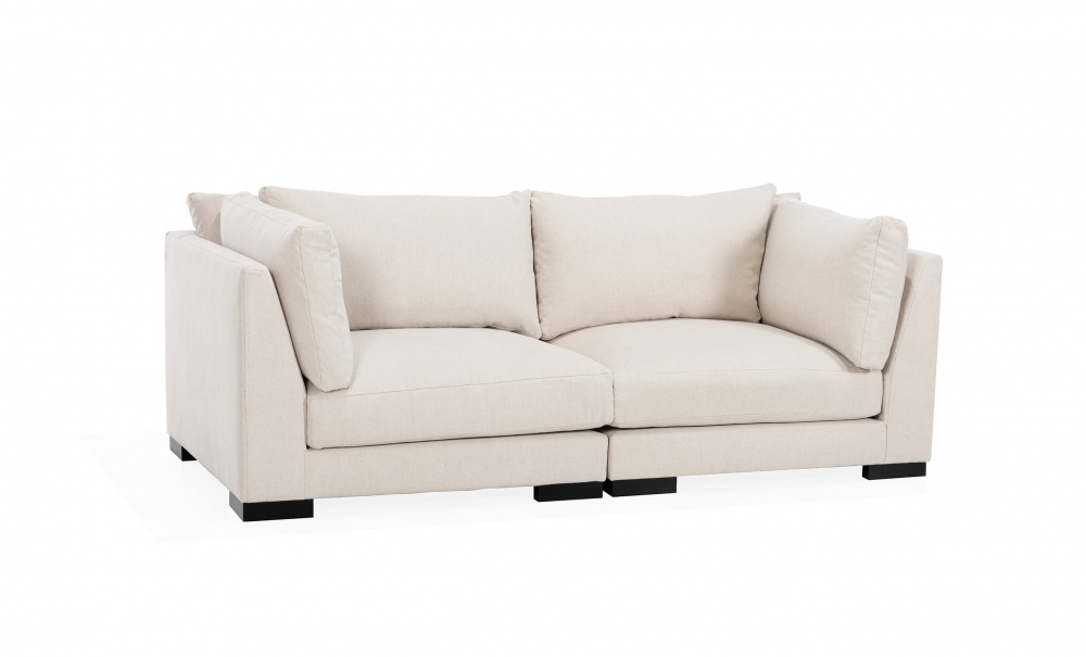 LYON 3-seters sofa Modulsofa Beige i gruppen Stue / Sofaer / Modulsofaer hos Sofas & more (LY-3S-CABE)