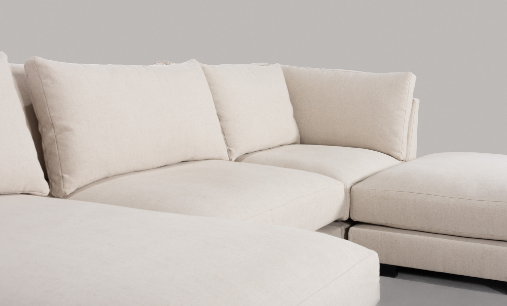 LYON U-Sofa Vendbar Beige i gruppen Stue / Sofaer / U-sofaer hos Sofas & more (LY-A3D-D3A-CABE)