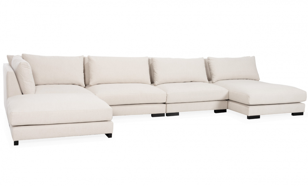 LYON Sofa Stor Vendbar Hvit i gruppen Stue / Sofaer / U-sofaer hos Sofas & more (LY-DIL-CAWH)