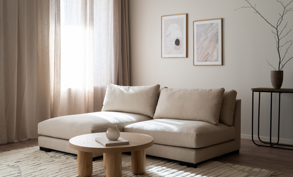 LYON Sofa pen Beige i gruppen Stue / Sofaer / Divansofaer hos Sofas & more (LY-ODI-CABE)