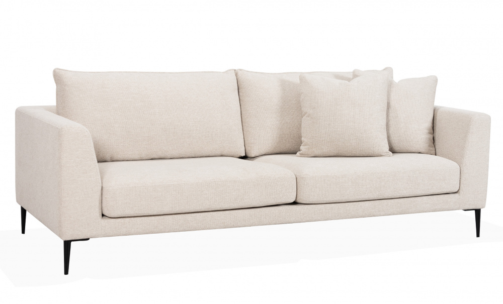 MILANO 3-seters sofa Beige i gruppen Stue / Sofaer / hos Sofas & more (MI-3S-LENA01)