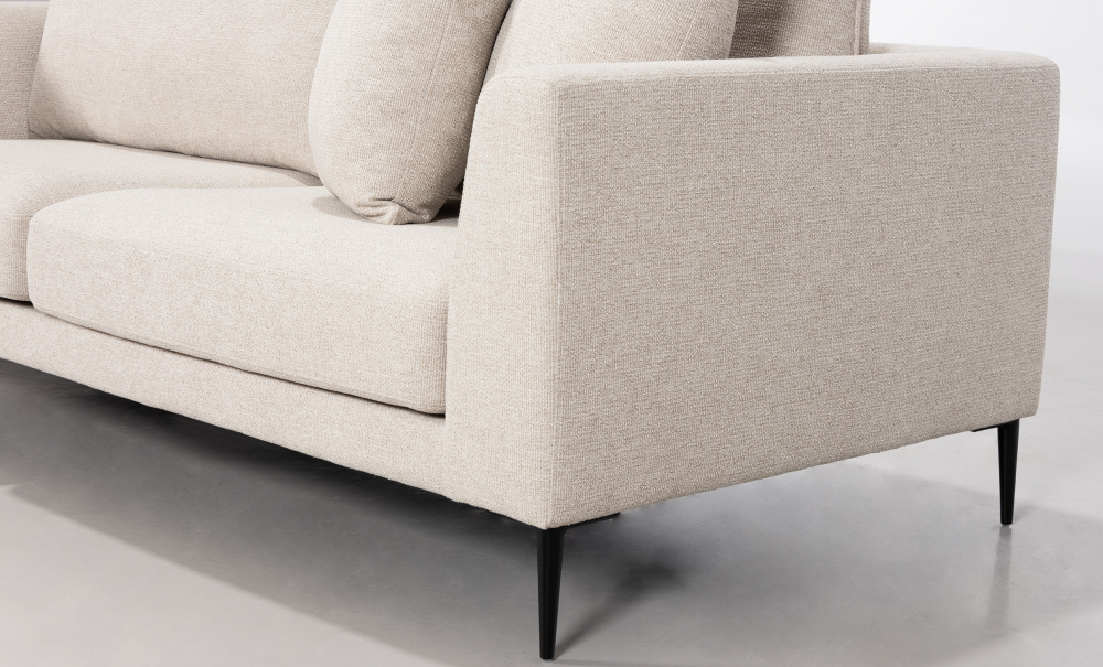 MILANO 3-seters sofa Beige i gruppen Stue / Sofaer / hos Sofas & more (MI-3S-LENA01)