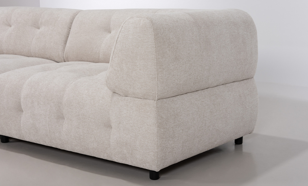 MINA 3-seters sofa Greige i gruppen Stue / Sofaer / hos Sofas & more (MINA-3S-GR)