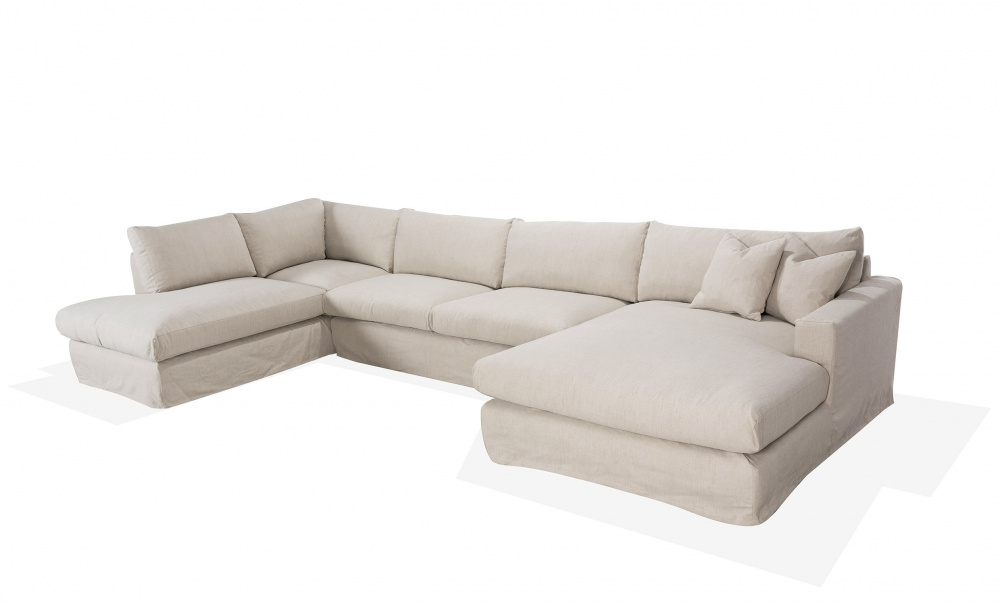 MAXIME U-sofa Venstre Beige i gruppen Stue / Sofaer / hos Sofas & more (MXA3DBE)