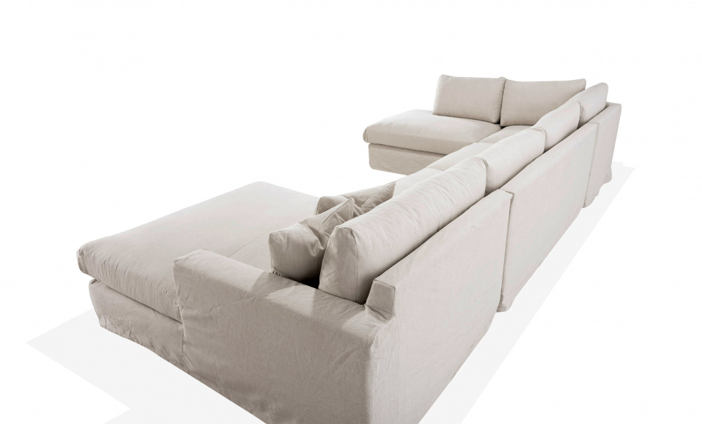 MAXIME U-sofa Venstre Beige i gruppen Stue / Sofaer / hos Sofas & more (MXA3DBE)