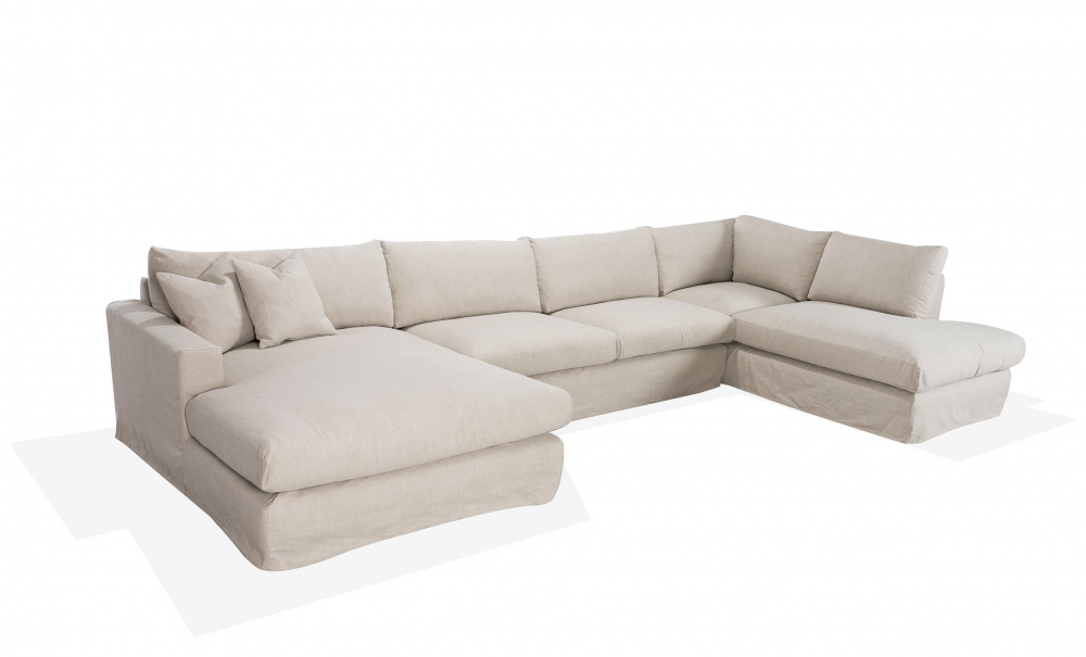 MAXIME U-sofa Hyre Beige i gruppen Stue / Sofaer / hos Sofas & more (MXD3ABE)