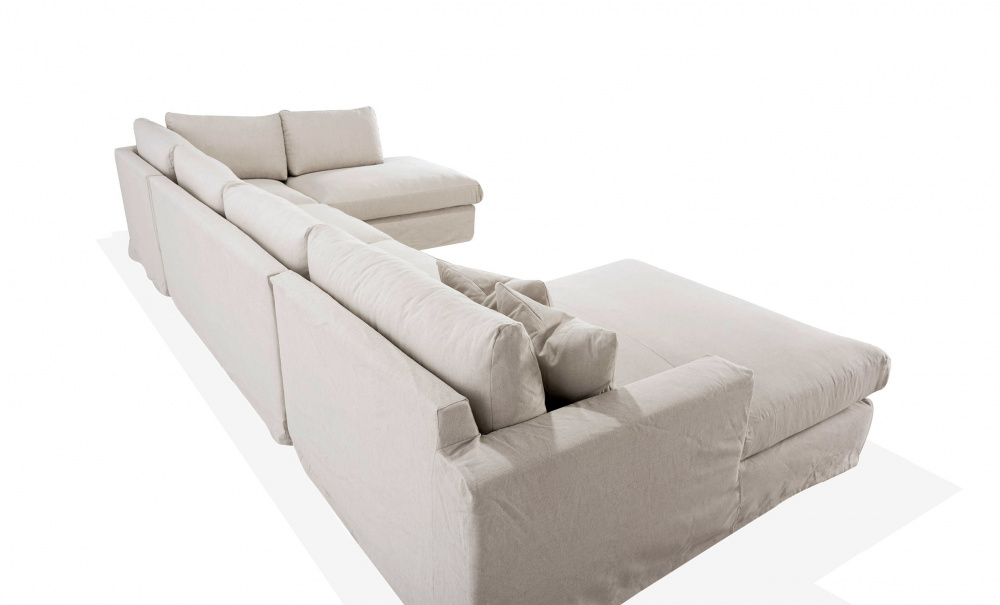 MAXIME U-sofa Hyre Beige i gruppen Stue / Sofaer / hos Sofas & more (MXD3ABE)