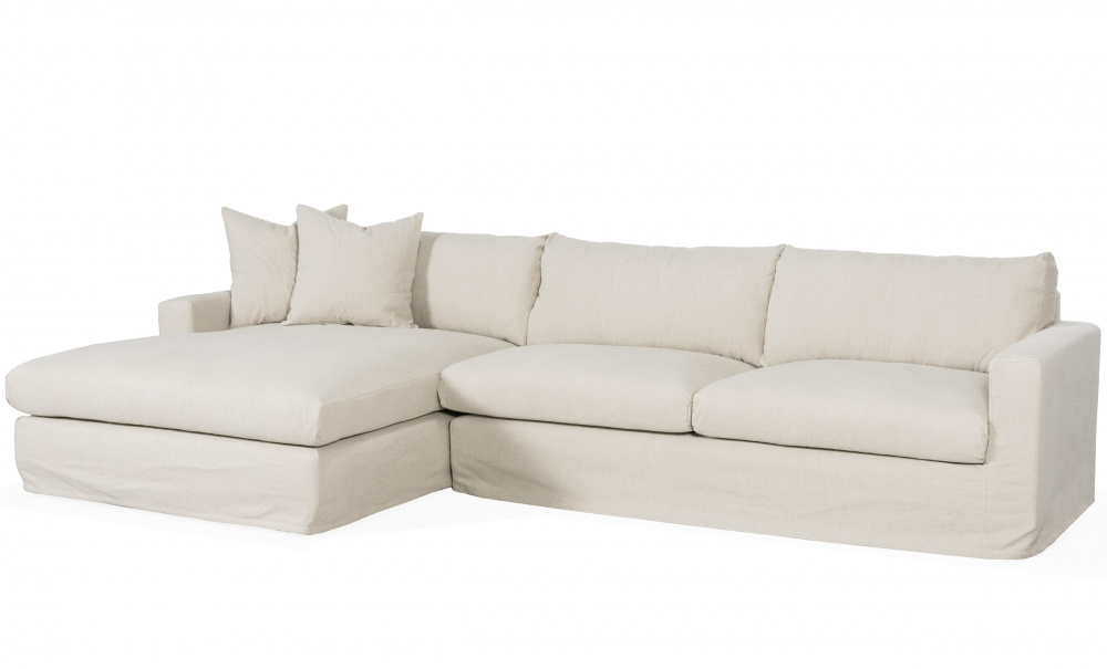 MAXIME Sofa Venstre Beige i gruppen Stue / Sofaer / Divansofaer hos Sofas & more (MXD3SBE)