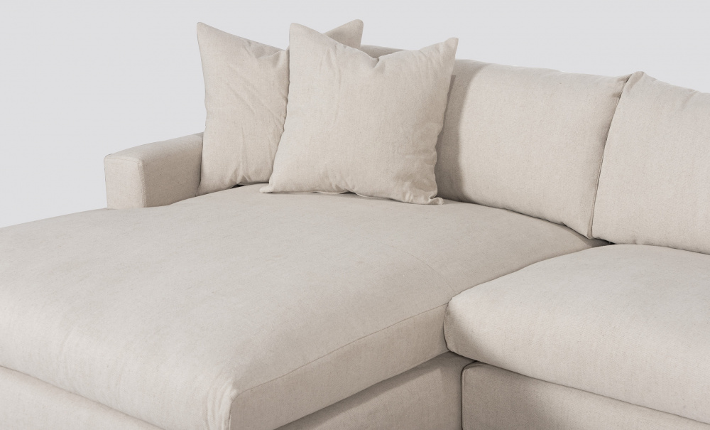 MAXIME Sofa Venstre Beige i gruppen Stue / Sofaer / Divansofaer hos Sofas & more (MXD3SBE)