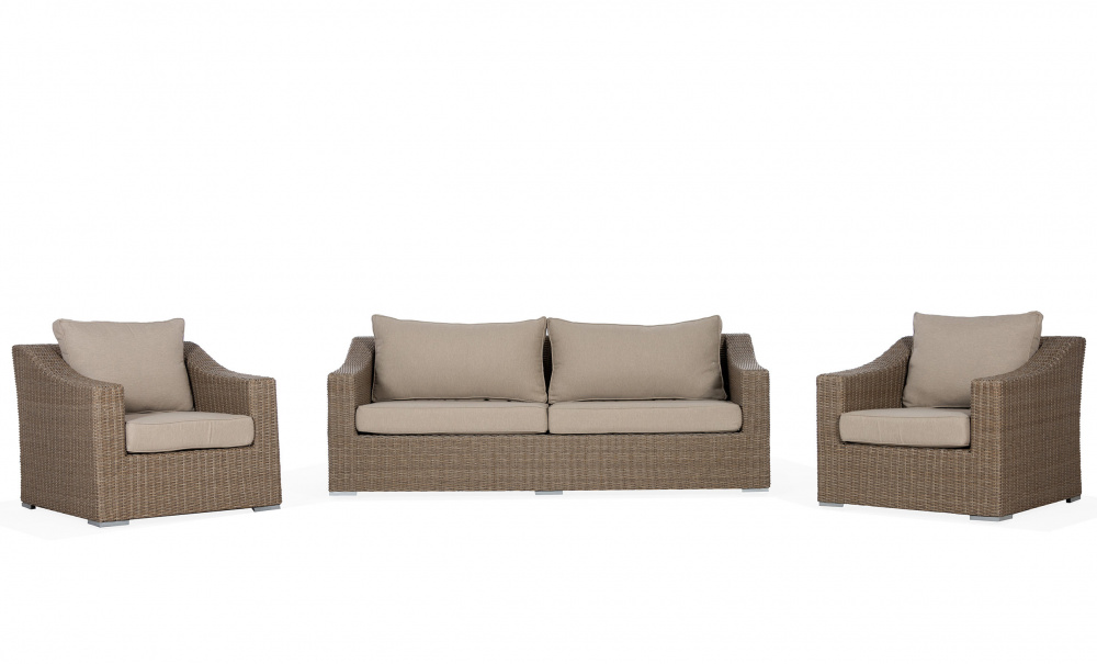 NEWBERRY Sofa Kunstrotting i gruppen Utembler / Sittembler / Sofaer hos Sofas & more (NEWSOF3S)