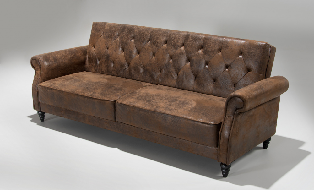 LEEDS Sovesofa Chesterfield i gruppen Stue / Sofaer / Skinnsofaer / hos Sofas & more (PAB-172N8-CD-1)