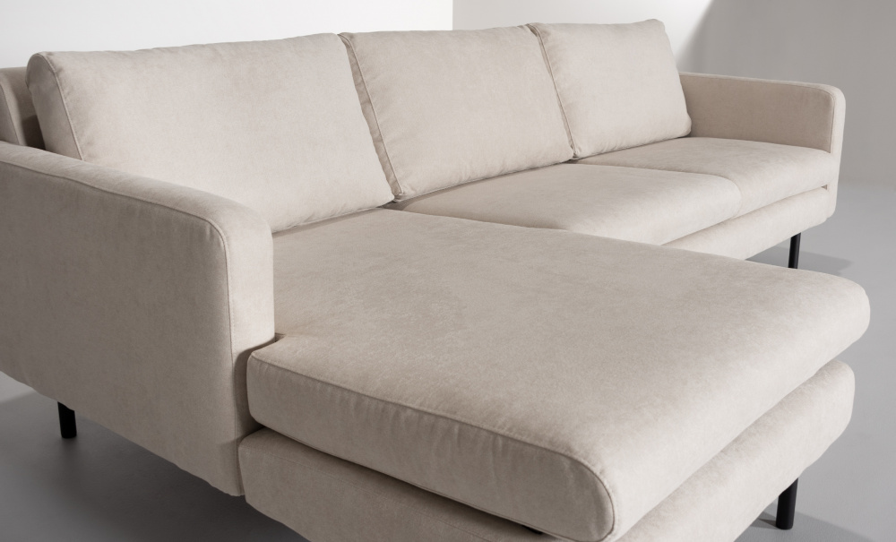 SANDHAMN Divansofa Venstre Beige i gruppen Stue / Sofaer / Divansofaer hos Sofas & more (SAD3SO21)