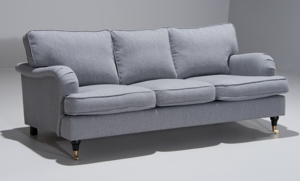 SKAGEN 3-seters Howard-sofa Lys gr i gruppen Stue / Sofaer / hos Sofas & more (SKA3SIN91)