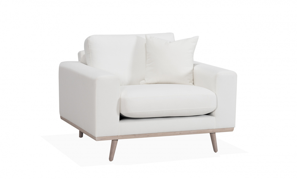 STOCKHOLM PREMIUM Lenestol Beige i gruppen Stue / Lenestoler / Beige lenestoler hos Sofas & more (ST1S-BABE)