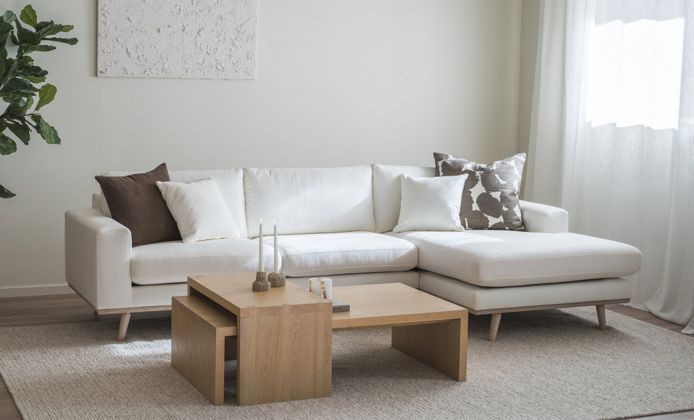 STOCKHOLM PREMIUM Sofa Hyre Beige i gruppen Stue / Sofaer / Divansofaer hos Sofas & more (ST3D-BABE)