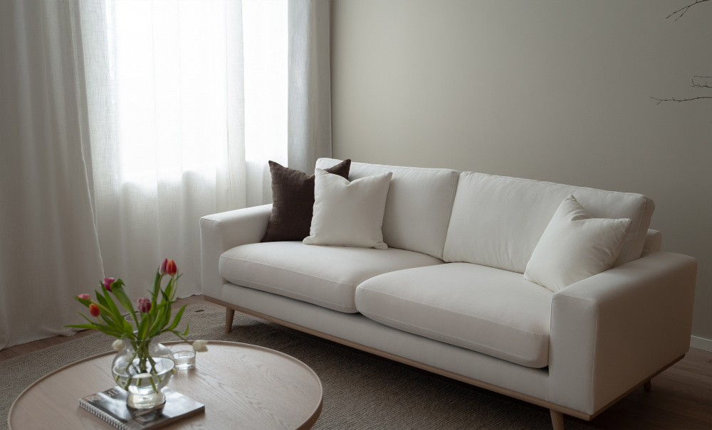 STOCKHOLM PREMIUM 3-seters sofa Beige i gruppen Stue / Sofaer / hos Sofas & more (ST3S-BABE)