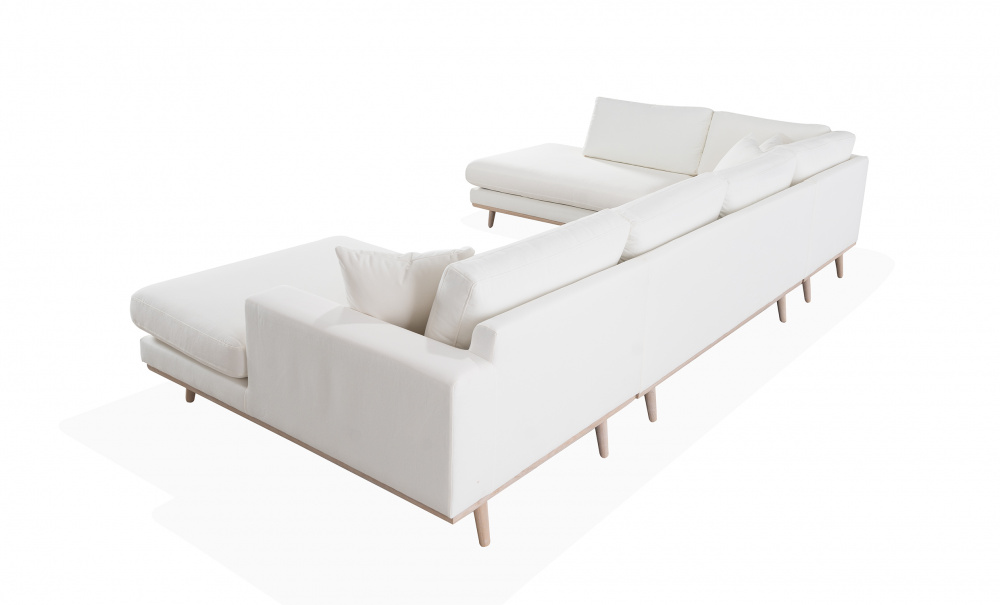 STOCKHOLM PREMIUM U-Sofa Venstre Beige i gruppen Stue / Sofaer / U-sofaer hos Sofas & more (STA3D-BABE)