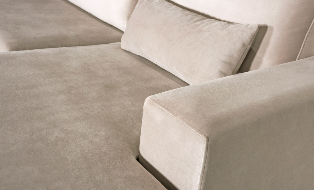 STOCKHOLM U-sofa Venstre Velvet Edition Mrk gr i gruppen Stue / Sofaer / Flyelssofaer / hos Sofas & more (STA3DRI96)