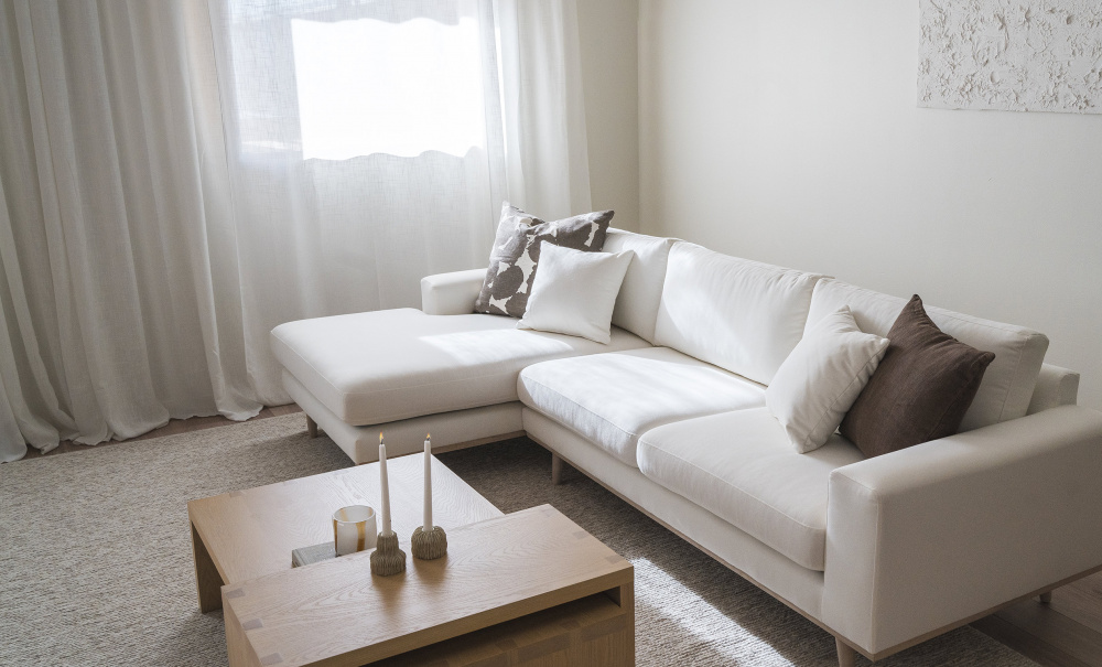 STOCKHOLM PREMIUM Sofa Venstre Offwhite i gruppen Stue / Sofaer / Divansofaer hos Sofas & more (STD3-BAOW)