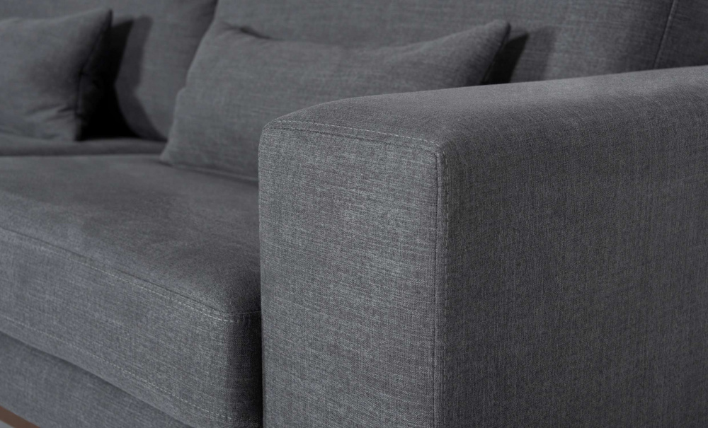 STOCKHOLM Fusion Sofa Venstre Greige i gruppen Stue / Sofaer / hos Sofas & more (STD3CA01)