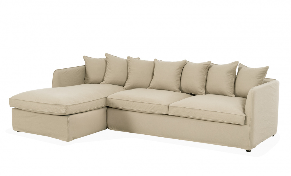 STEDFORD Sovesofa Divan Vnster Kaki i gruppen Stue / Sofaer / hos Sofas & more (STF-CORN-LHF-067-2D)