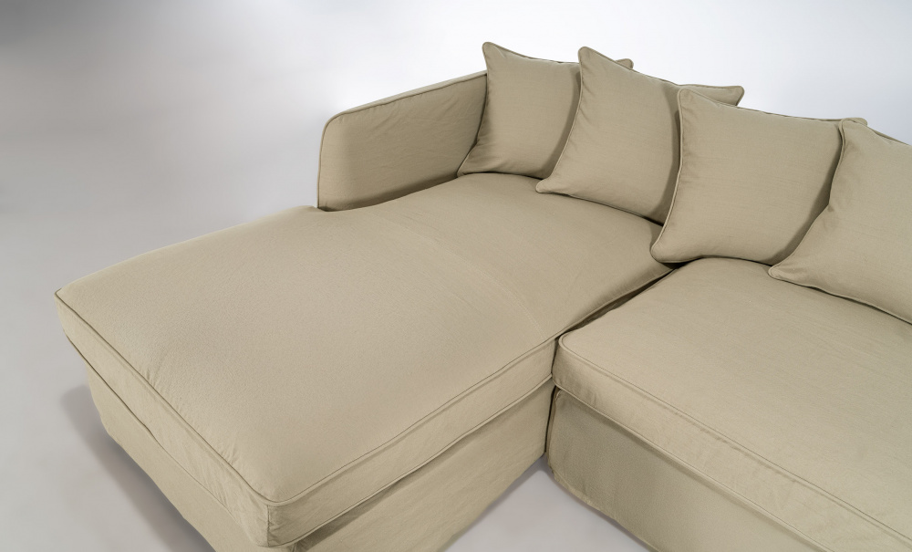 STEDFORD Sovesofa Divan Vnster Kaki i gruppen Stue / Sofaer / hos Sofas & more (STF-CORN-LHF-067-2D)