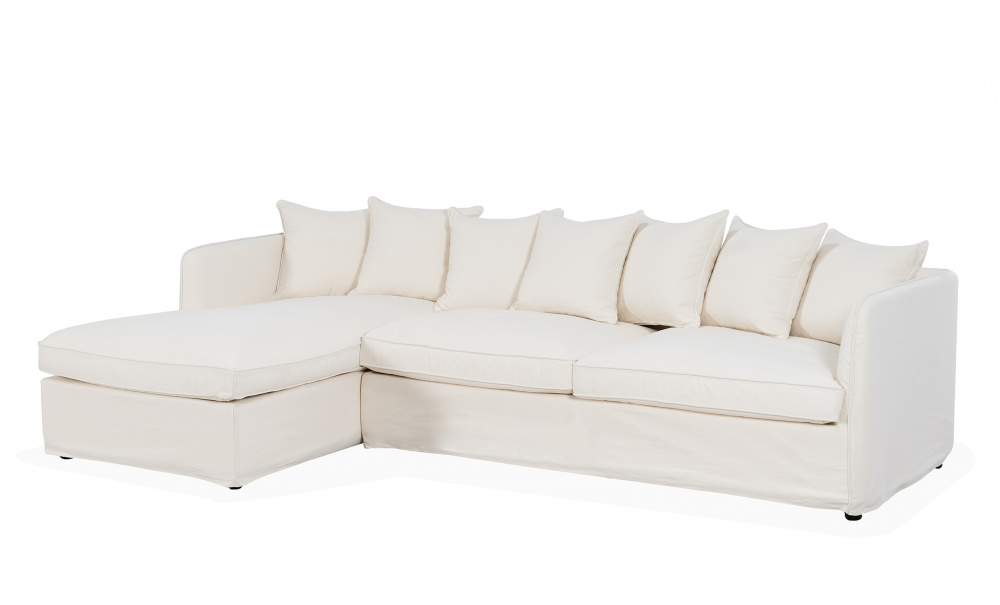 STEDFORD Sovesofa Divan Vnster Beige i gruppen Stue / Sofaer / Sovesofaer / hos Sofas & more (STF-CORN-LHF-067-5D)