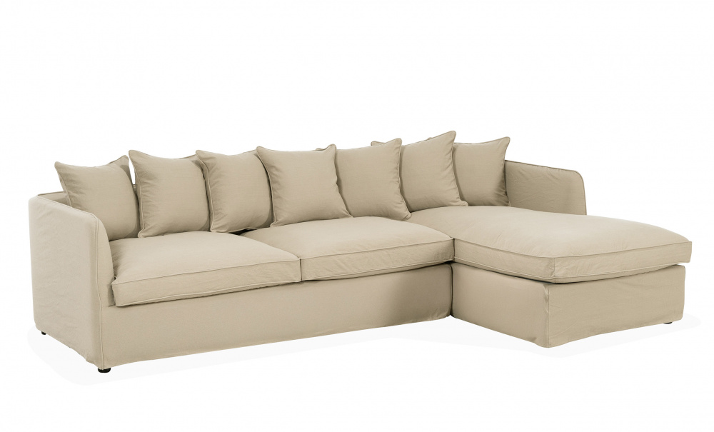 STEDFORD Sovesofa Divan Hyre Kaki i gruppen Stue / Sofaer / hos Sofas & more (STF-CORN-RHF-067-2D)