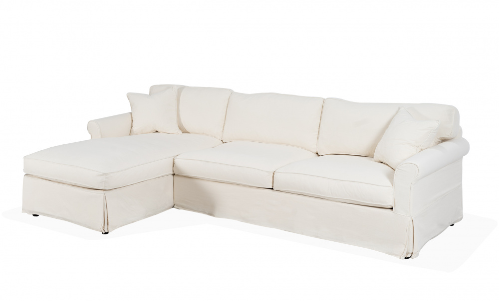 STEDFORD CLASSIC Sovesofa Divan Venstre Beige i gruppen Stue / Sofaer / Sovesofaer / hos Sofas & more (STFCL-CORN-LHF-0675D)