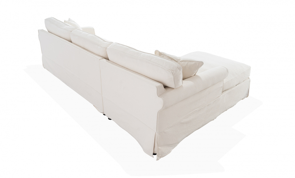 STEDFORD CLASSIC Sovesofa Divan Venstre Beige i gruppen Stue / Sofaer / Sovesofaer / hos Sofas & more (STFCL-CORN-LHF-0675D)